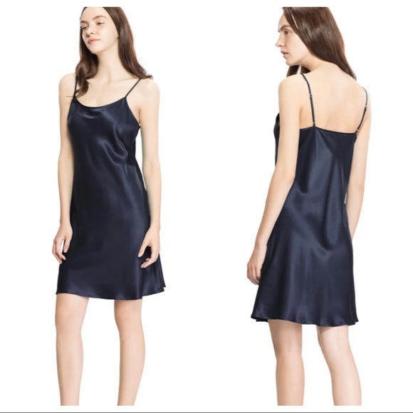 Antonio Melani Satin Chemise Slip
